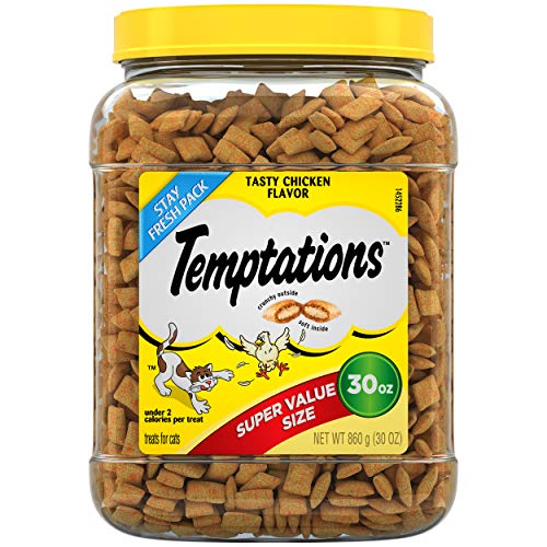 TEMPTATIONS Classic Cat Treats Tasty Chicken Flavor