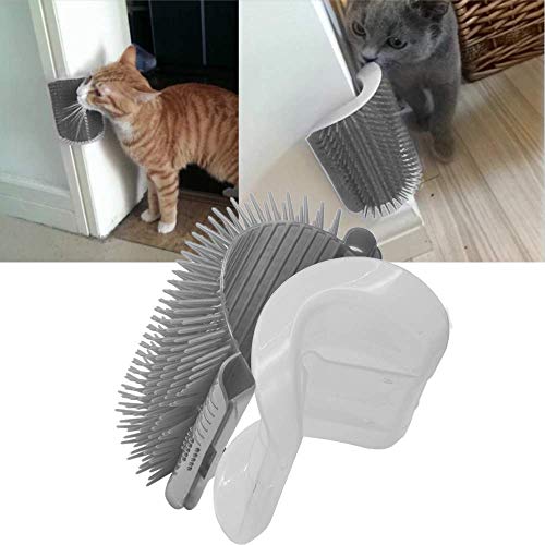 InnoPet Upgraded Version Cat Self Groomer with Catnip,Dog Cat Brush