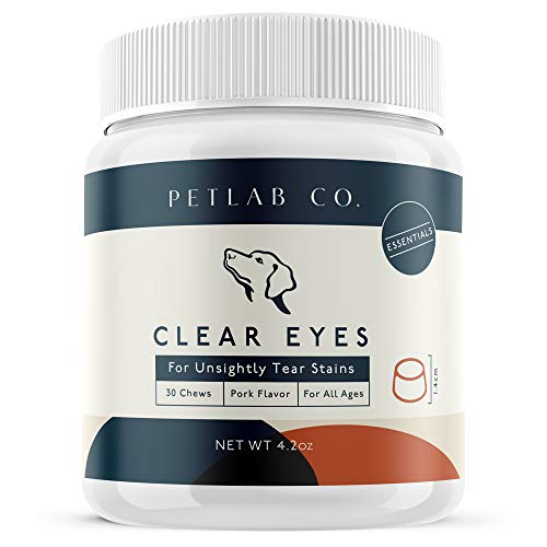 Petlab Co. Clear Eyes for Unsightly Tear Stains | Tasty Chews to Support Eye Function