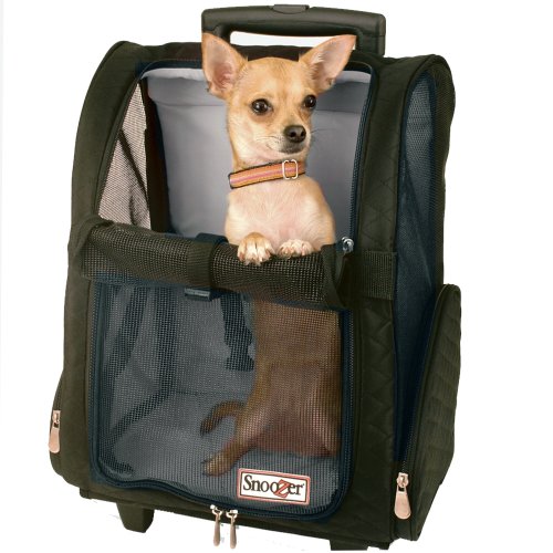 Snoozer Roll Around 4-in-1 Pet Carrier, Black, Medium