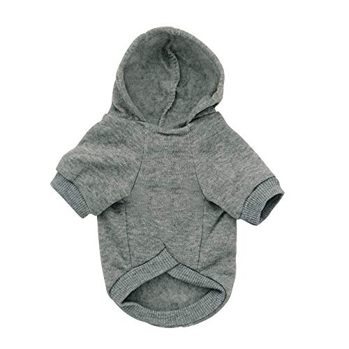 YAODHAOD Dog Hoodie, Solid Color Spring and Autumn Casual Sports Hoodie