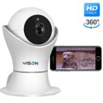 FullHD 1080p WiFi Home Security Camera Pet Camera Wireless IP Indoor Surveillance System Pan/Tilt/Zoom with 2 Way Audio Night Vision Motion Detection Remote Baby Monitor iOS/Android