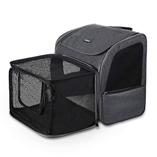 Petacc Pet Carrier Backpack, Dog Cat Carrier Backpack, Expandable