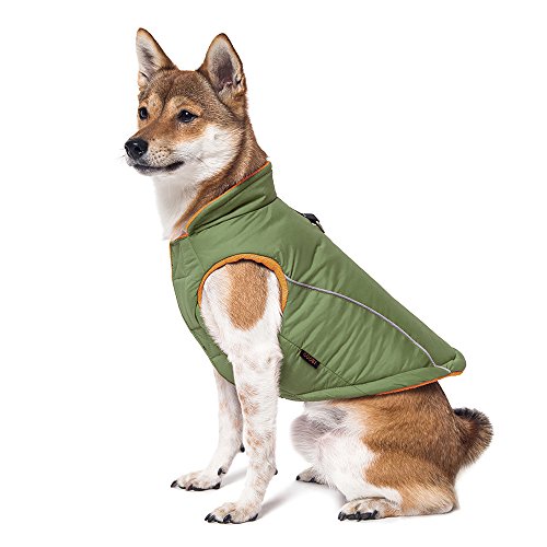 Gooby - Sports Vest, Fleece Lined Small Dog Cold Weather Jacket Coat Sweater