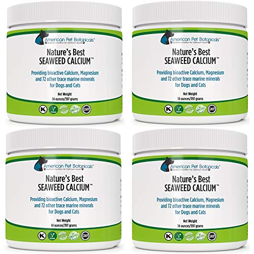 Calcium Vitamin Supplement for Dogs and Cats 14 oz, Natures Best Seaweed