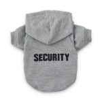 DroolingDog Dog Hoodie Pet T Shirt with Security Pattern Puppy Sweatshirt Cat