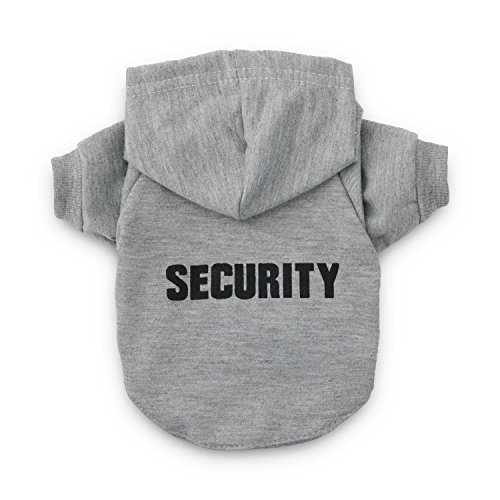DroolingDog Dog Hoodie Pet T Shirt with Security Pattern Puppy Sweatshirt Cat