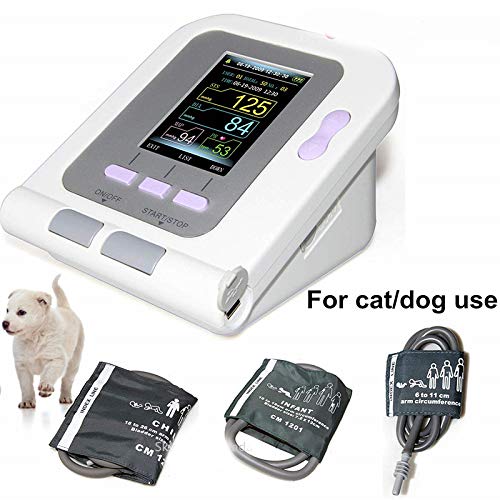 Wang Digital Veterinary Blood Pressure Monitor NIBP Cuff,Dog/Cat/Pets (with 3 Cuffs) Animal Care