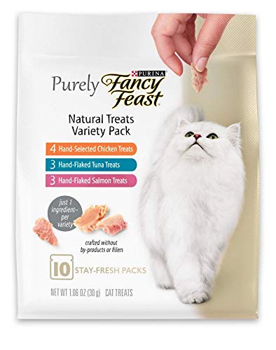 Purina Fancy Feast Natural Cat Treats Variety Pack, Purely Natural