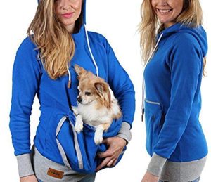 Womens Pet Kangaroo Hoodies Cat Dog Holder Pouch Carriers Pullover