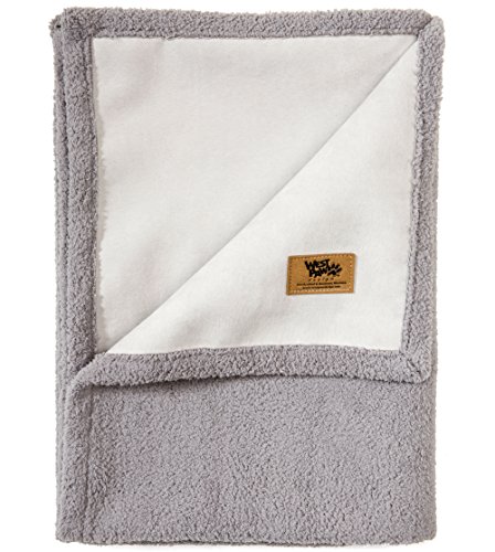 West Paw Big Sky Dog Blanket and Throw, Faux Suede/Silky Soft Fleece Pet