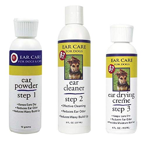 MPP Professional Grade Groomers Ear Care Dog Cat 3 Step Creme Powder