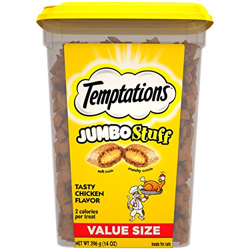 Temptations Jumbo Stuff Cat Treats, Tasty Chicken Flavor