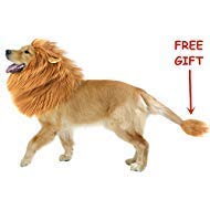 CPPSLEE Halloween Lion Mane Wig Costume - Make Your Dog Lion King