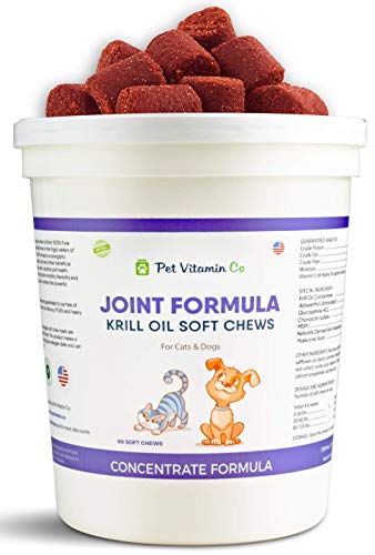 Pet Vitamin Co - Concentrated Antarctic Krill Oil Soft Chews for Cats & Dogs