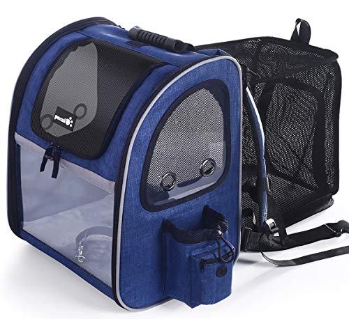 Pecute Dog Carrier Backpack Pet Backpack with Ventilated Breathable Mesh