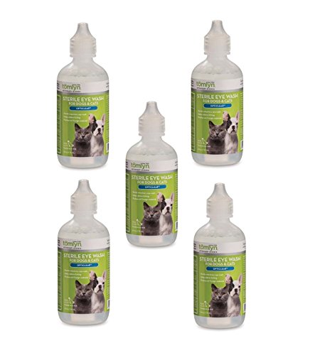 Sterile Pet Eye Wash For Dogs & Cats - Cleans & Soothes Pet's Irritable Eyes !