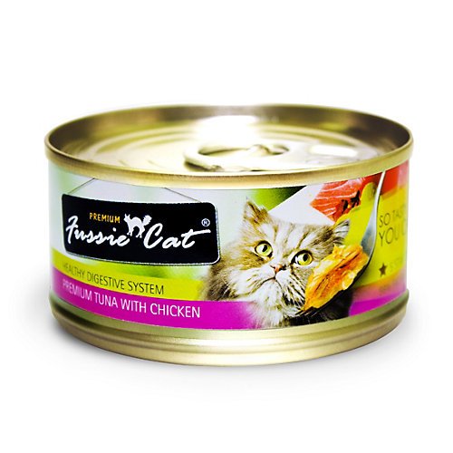 Fussie Cat Premium Tuna/Chicken Can Cat Food