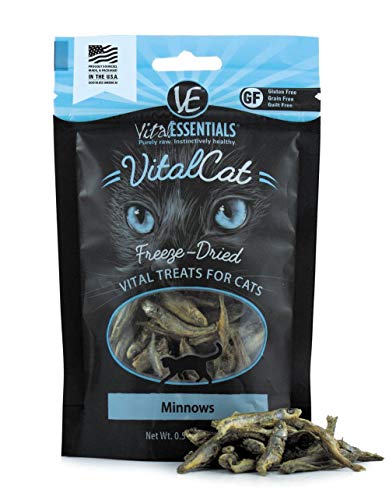 Vital Cat Freeze-Dried Minnows Grain Free Limited Ingredient Cat Treats