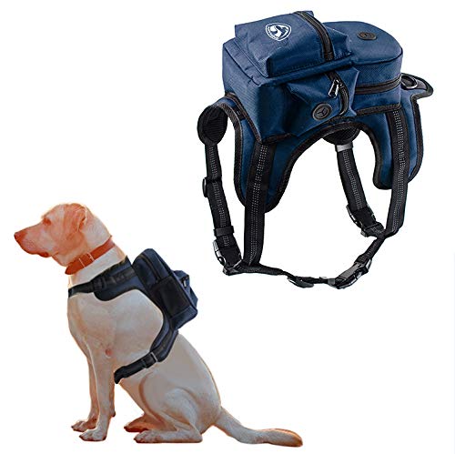 Kaynine Dog Backpack for Travel Camping Walking Training with Adjustable Straps