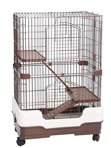 Homey Pet 3 Tiers Chinchilla Hamster Rat Ferret Cage with Sleeping Platform