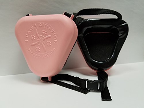 4 Paws Aviation K-9 Ear Muffs (Large, Pink)