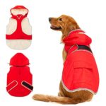 SCIROKKO Dog Winter Coat with Removable Hat - Waterproof and Reflective Cold