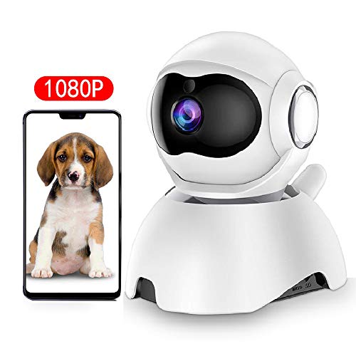 DEYAN pet Camera, WiFi Dog Camera, 1080P pet Monitor, FHD Indoor cat Camera with Night Vision Motion Tracking and Sound Detection 2-Way Audio Cloud Service