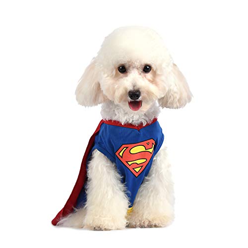 DC Comics Superman Dog Costume | Superhero Costume for Dogs
