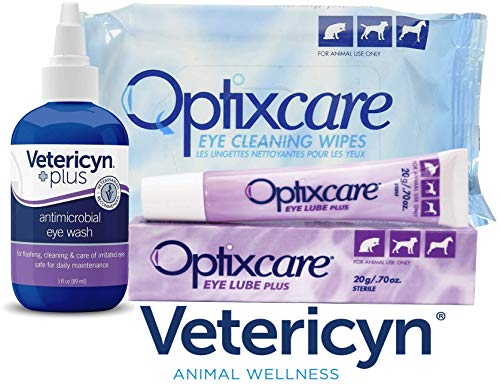 Dog Eye Drops for Infection Complete Master Set - Vetericyn Eye Wash