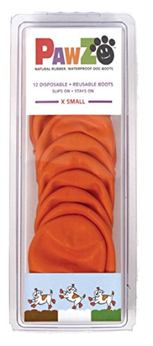 Dog Boots That Stay On Fit Securely Without Zippers Or Straps X-Small Orange