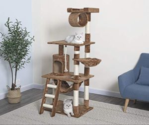 Go Pet Club Brown 62" Cat Condo