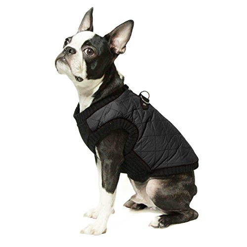 Gooby - Fashion Vest, Small Dog Sweater Bomber Jacket Coat