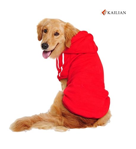 Kailian Big Dog Clothes for Large Dog Hoodies for Large Dog Coats Sweaters