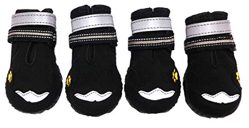 Xanday Dog Boots Waterproof Dog Shoes, Paw Protectors