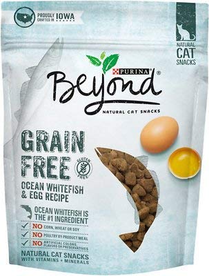 Purina Beyond Grain Free Ocean Whitefish & Egg Recipe Natural Cat Snacks