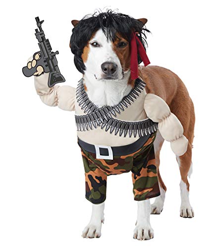 California Costumes Action Hero Dog Costumes, Pet, Multi, Small