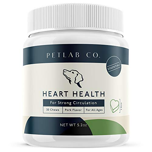 Petlab Co. Heart Health Omega 3 Dog Chews | Dogs Fish Oil Maintaining