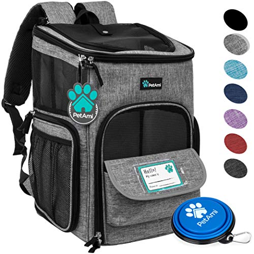 PetAmi Pet Carrier Backpack for Small Cats, Dogs, Puppies | Airline Approved