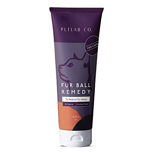 Petlab Co. Fur Ball Remedy | Cat Hairball Health Chicken Flavor Paste