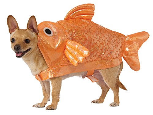 Rubie's Gold Fish Dog Costume, M