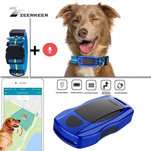 ZEERKEER Pet GPS Tracker, Dog GPS Tracking and pet Finder
