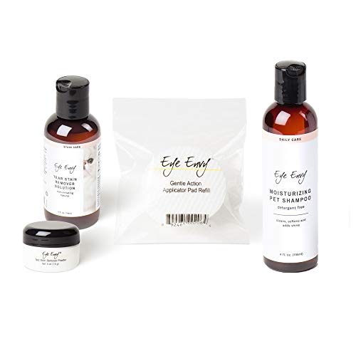 Eye Envy Cat Tear Stain Remover Pack w/Shampoo | Tear Stain Kit