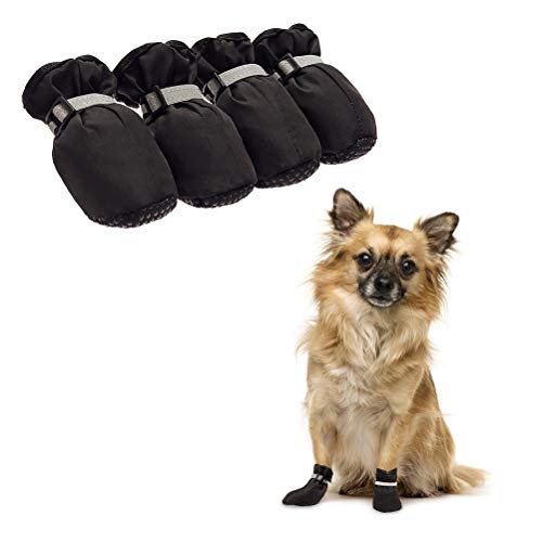 BINGPET Dog Shoes Waterproof Dog Boots, Paw Protectors