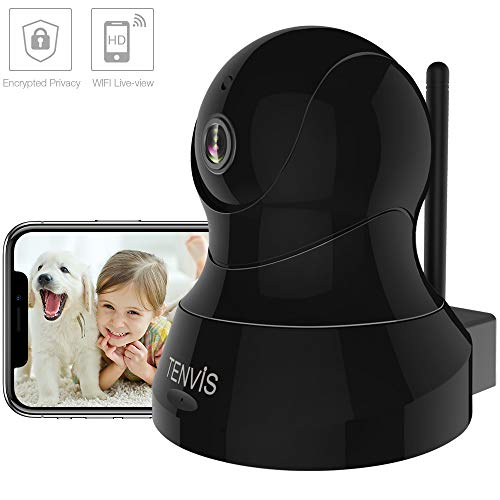 TENVIS Pet Camera - Dog Camera Wireless Indoor Security Camera w/Motion Detection, Two-Way Audio, Enhanced Night Vision, Home Surveillance Camera with MicroSD Slot, iOS/Android