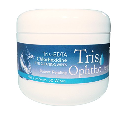 Dermazoo Tris Ophtho Wipes 50ct. Jar Case of 12