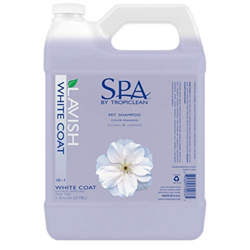 SPA by TropiClean White Coat Shampoo for Pets, 1 gal - Made in USA