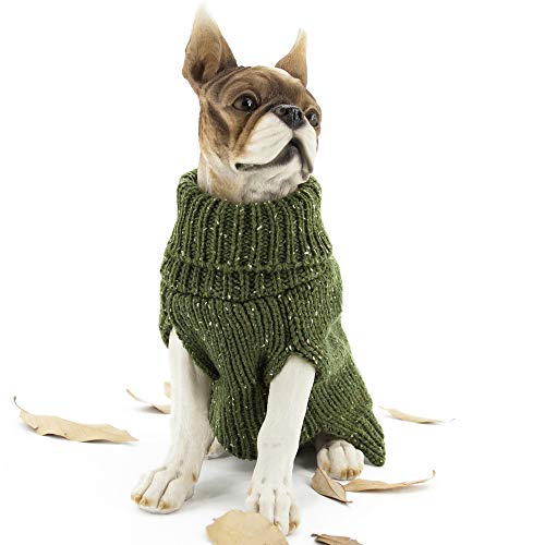 Apetian Dog Sweater Cold Weather Coats Winter Dog Apparel Dog Knitwear