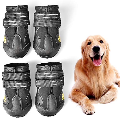 PUPWE Dog Booties,Running Shoes for Dogs,Dog Outdoor Shoes,Dog Shoes