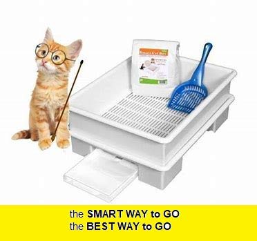 SMART CAT BOX Starter Kit - Cat Litter Box - DOES NOT USE EXPENSIVE